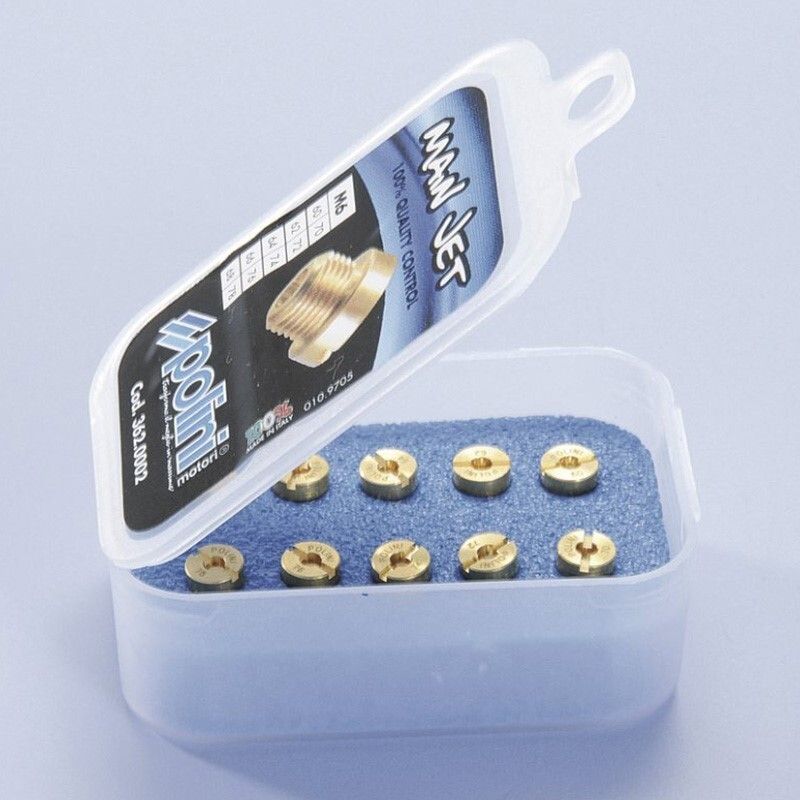 10 Chiclés Polini DELLORTO 6 mm.120/138 (3620005) - motoscamaralweb.com