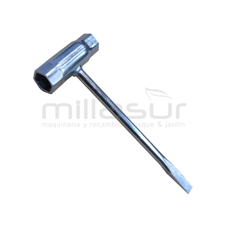 LLAVE BUJIAS 16 mm x 13 mm ( PARA BUJIA 99-1133 ) - motoscamaralweb.com
