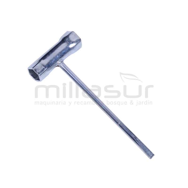 LLAVE BUJIAS STIHL 17-21 X 72 X 180 PLANO - motoscamaralweb.com