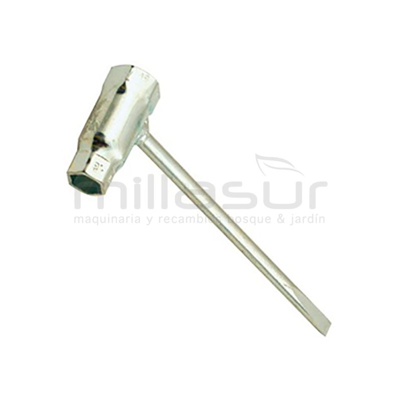 LLAVE BUJIAS OLEO MAC. ECHO. ANOVA 10-19 X 90 X 145 PLANO - motoscamaralweb.com