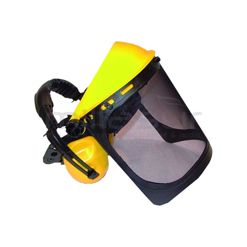 PANTALLA PROF.MALLA METALICA CON AURICULARES - motoscamaralweb.com