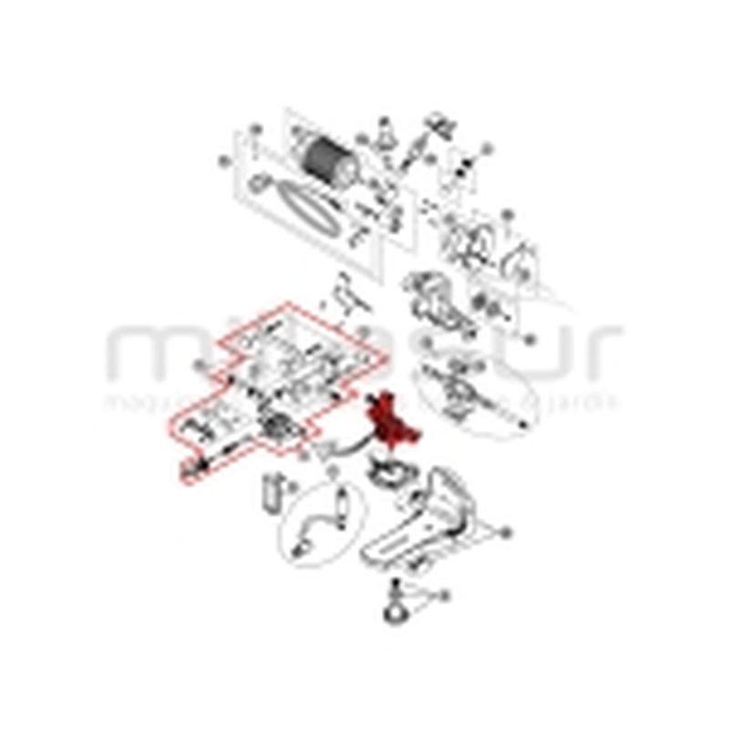 CONJUNTO TRINQUETE COMPLETO PARA AFILADORA 99-134 - AF134 - motoscamaralweb.com