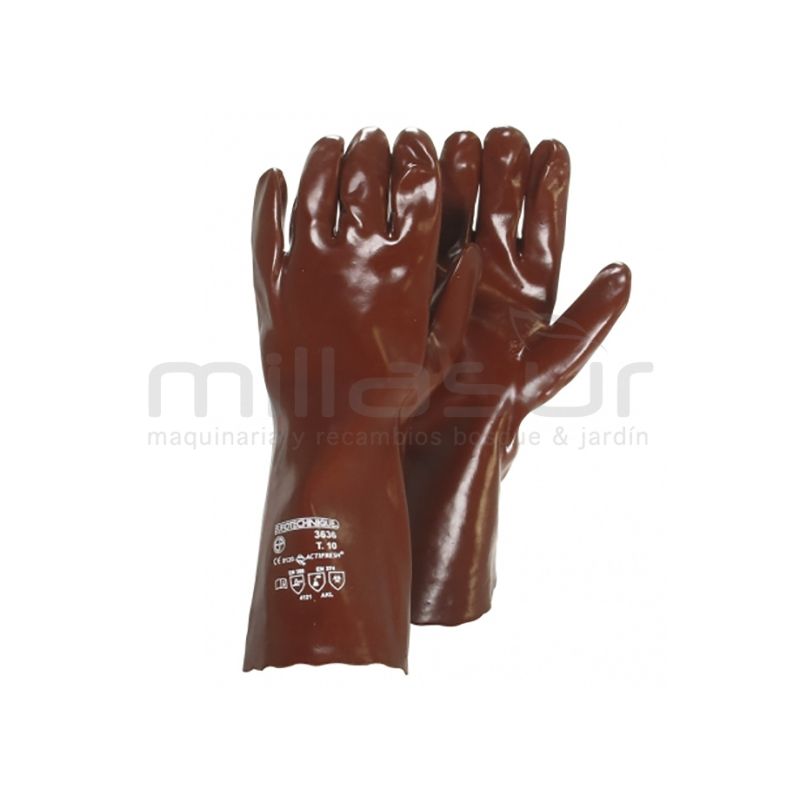 GUANTES PROTECCION ANTIACIDO TALLA UNICA - motoscamaralweb.com