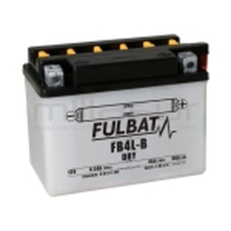 BATERIA MOTO FB4L-B ACIDO 4.2Ah (120 X 70 X 92) +DER - motoscamaralweb.com