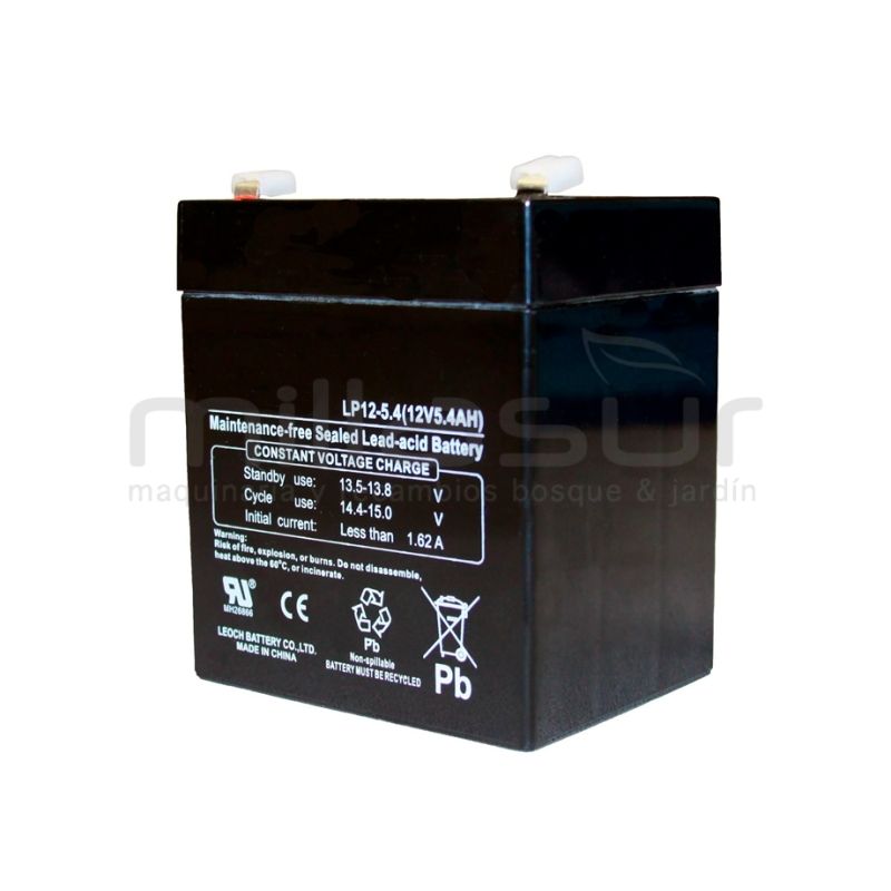 BATERIA VRLA 5.4AH ( 89 x 69 x 104 ) + DERCH - CC251TE - motoscamaralweb.com