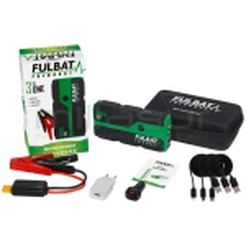 ARRANCADOR FULBOOST - BATERIA EXTERNA Corriente de arranque (A): 800 Corriente pico (A): 1600 - motoscamaralweb.com