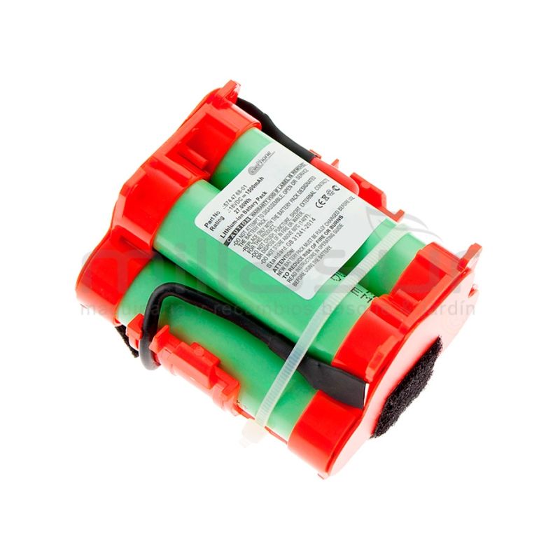BATERIA ROBOT CORTACESPED 18V 2Ah Ion-Litio HUSQVARNA AUTOMOWER 105-305-308 MCCULLOCH GARDENA FLYMO - motoscamaralweb.com