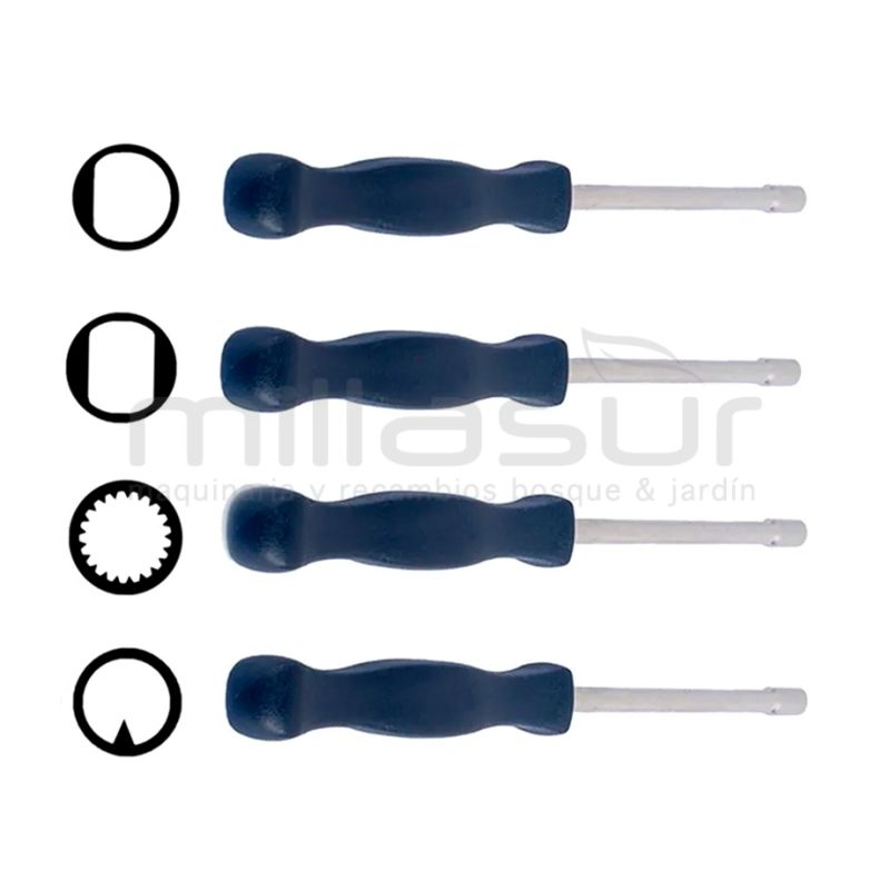 KIT 4 LLAVES REGULACION CARBURADORES - motoscamaralweb.com