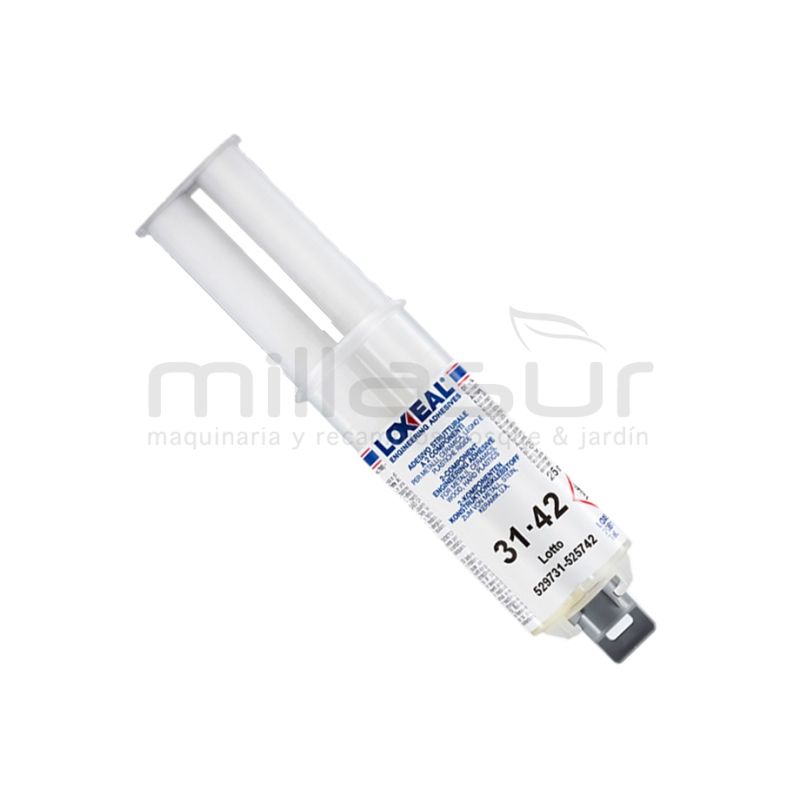 PEGAMENTO 2 COMPONENTES EPOXI PARA METAL- 25ml - LOXEAL - motoscamaralweb.com