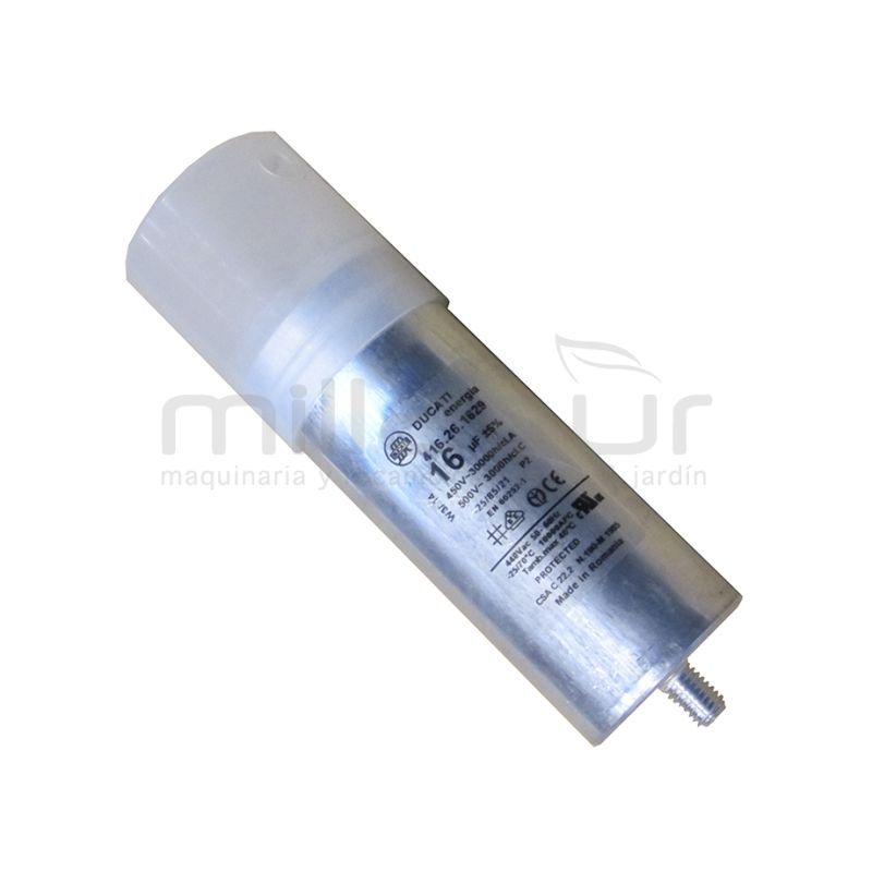 CONDENSADOR ESTANCO PROF. 16 uF - motoscamaralweb.com