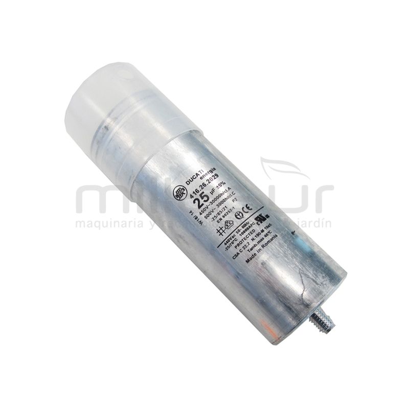 CONDENSADOR ESTANCO PROF. 25uF - motoscamaralweb.com