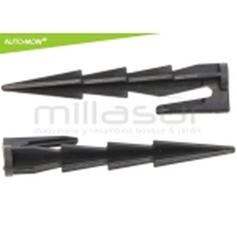 PACK DE 100 PIQUETAS EXTREME CABLE PERIMETRO ROBOT CORTAC. 85mm - motoscamaralweb.com