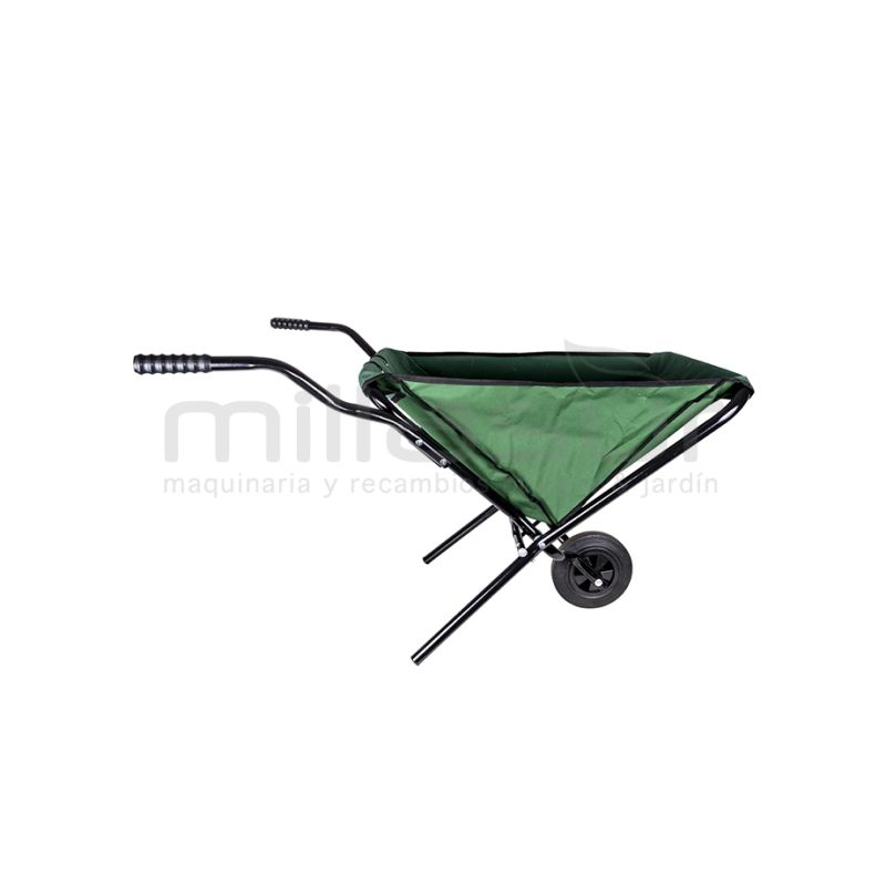 CARRETILLA PLEGABLE JARDIN 720x320x400 mm - RUEDA 8X2 - 25 KG - motoscamaralweb.com
