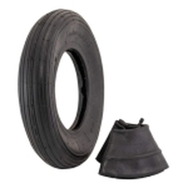 CUBIERTA+CAMARA CARRETILLA 4.80/4.00-8 4 LONAS. (LISA) - motoscamaralweb.com