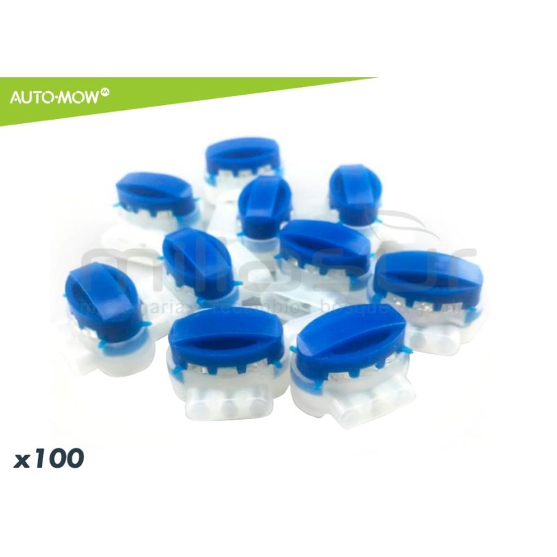 PACK DE 100 CONECTORES DERIVADORES - 3 CONEXIONES - motoscamaralweb.com
