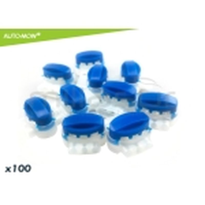 PACK DE 100 CONECTORES DERIVADORES - 3 CONEXIONES - motoscamaralweb.com