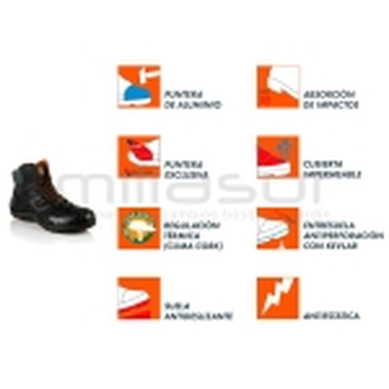 BOTA CORVETTE TALLA 46 (SEGURIDAD Y OCIO) - motoscamaralweb.com