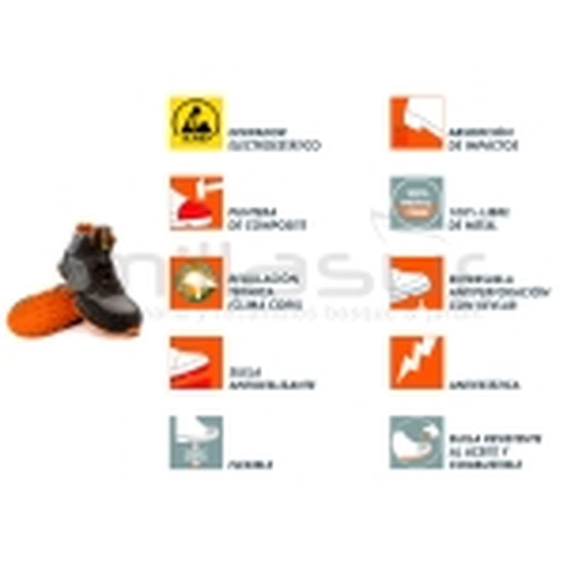 BOTA CONFIDENCE - TALLA 44 (SEGURIDAD Y OCIO) - motoscamaralweb.com