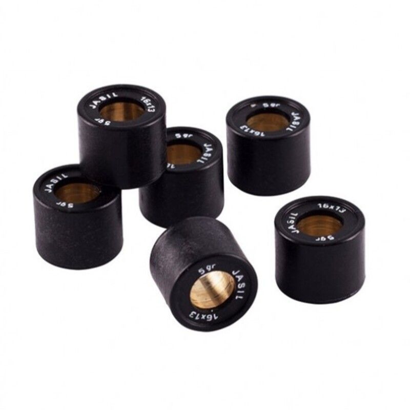 Rodillos de variador JASIL 19x15.5mm 5gr - 6 piezas- motoscamaralweb.c