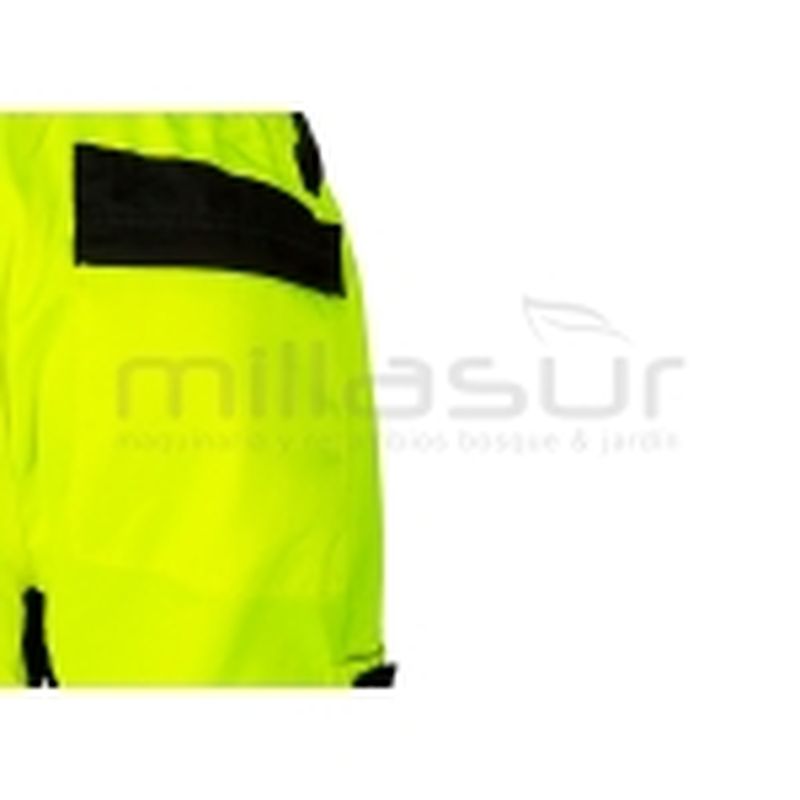 PANTALON ANTICORTE CLASE 1 ALTA VISIBILIDAD (2) AMARILLO - TALLA XL - motoscamaralweb.com