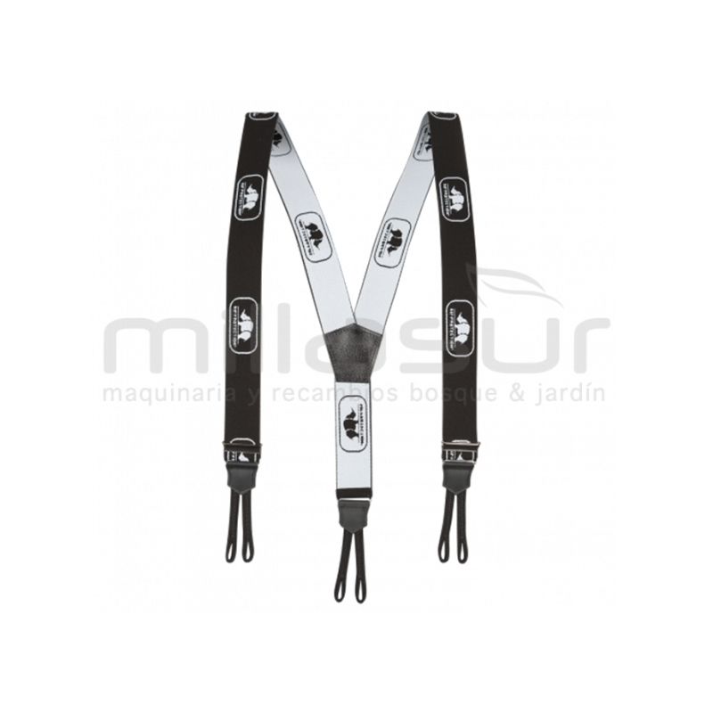 TIRANTES PANTALON CON OJALES - BLANCO Y NEGRO - motoscamaralweb.com