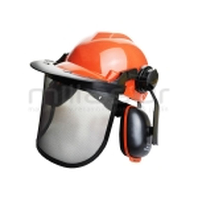 CASCO FORESTAL CON PANTALLA Y AURICULARES - motoscamaralweb.com