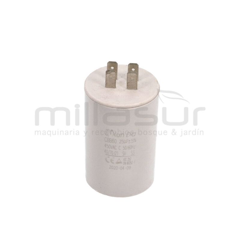 CONDENSADOR 25UF/450V BE1100 (47) - motoscamaralweb.com