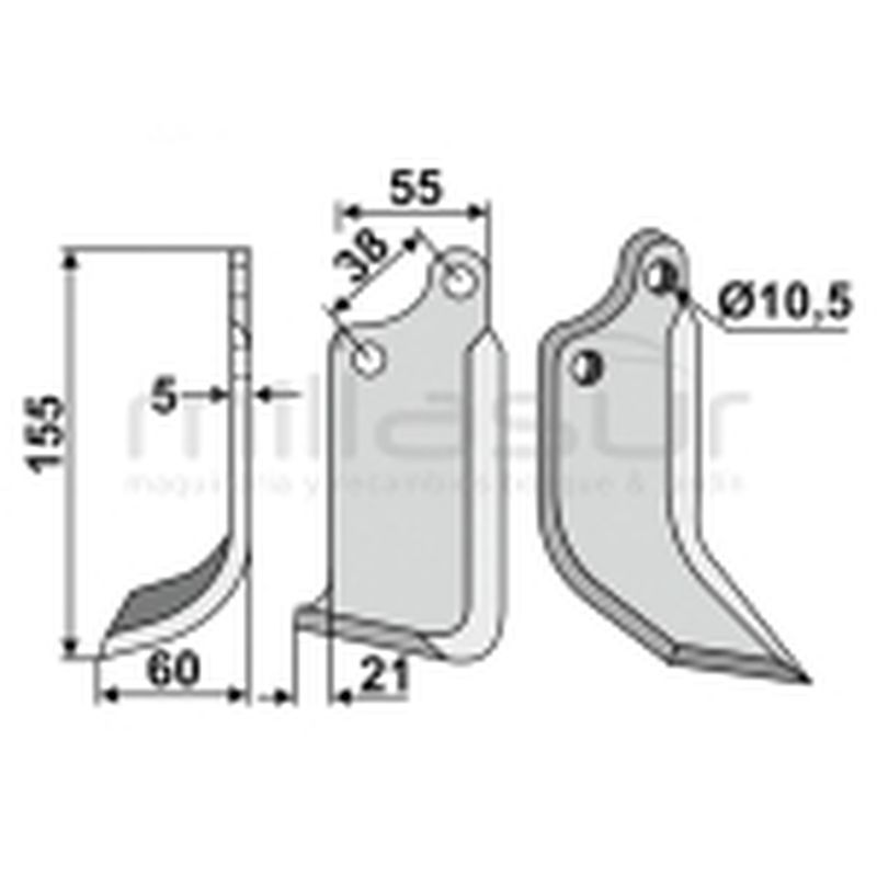 CUCHILLA MOTOAZADA AGRIA - motoscamaralweb.com