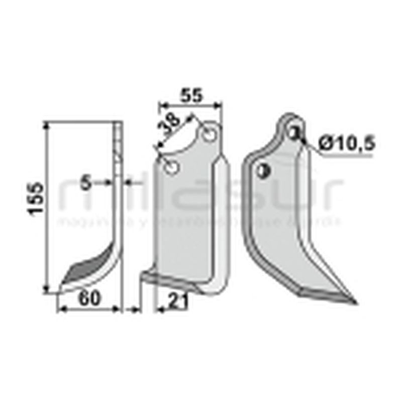 CUCHILLA MOTOAZADA AGRIA - motoscamaralweb.com