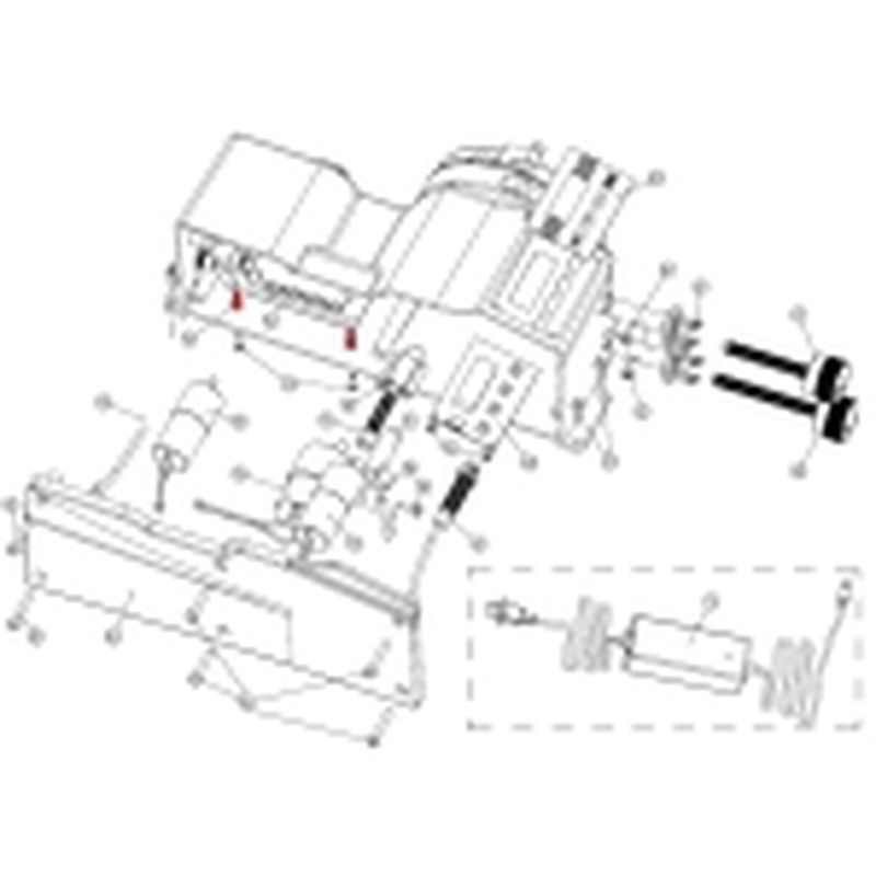 SOPORTE PLACA PRINCIPAL AFILADORA 99-1345 (51) - motoscamaralweb.com