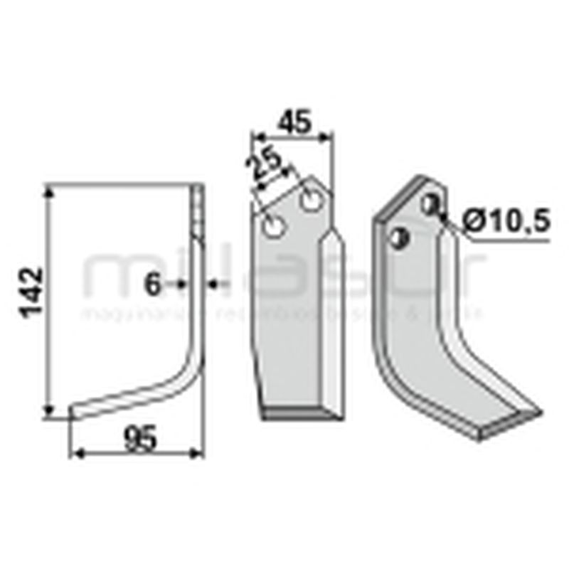 CUCHILLA MOTOAZADA FERRARI MC68 L - motoscamaralweb.com