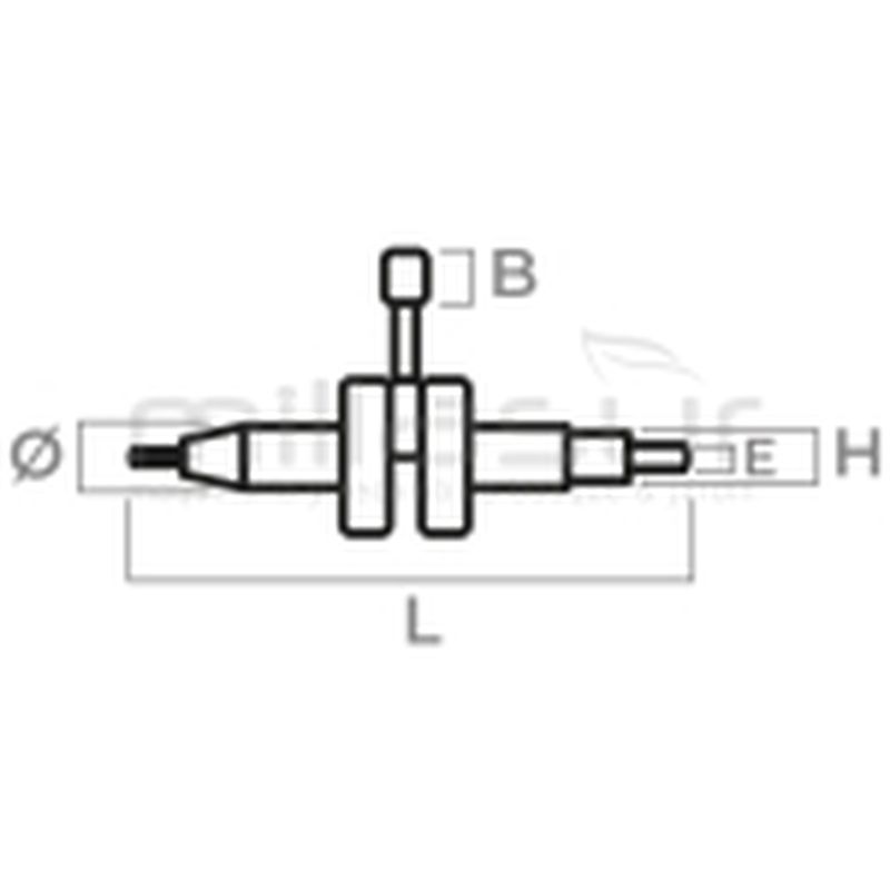 CIGÜEÑAL BA1C (160mm) - motoscamaralweb.com