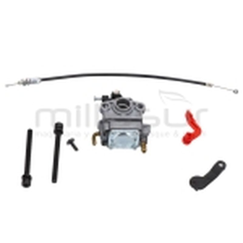 KIT SUSTITUCION CARBURADOR CORTASETOS CG2360 - (CARBURADOR - BRIDA - CABLES) - motoscamaralweb.com
