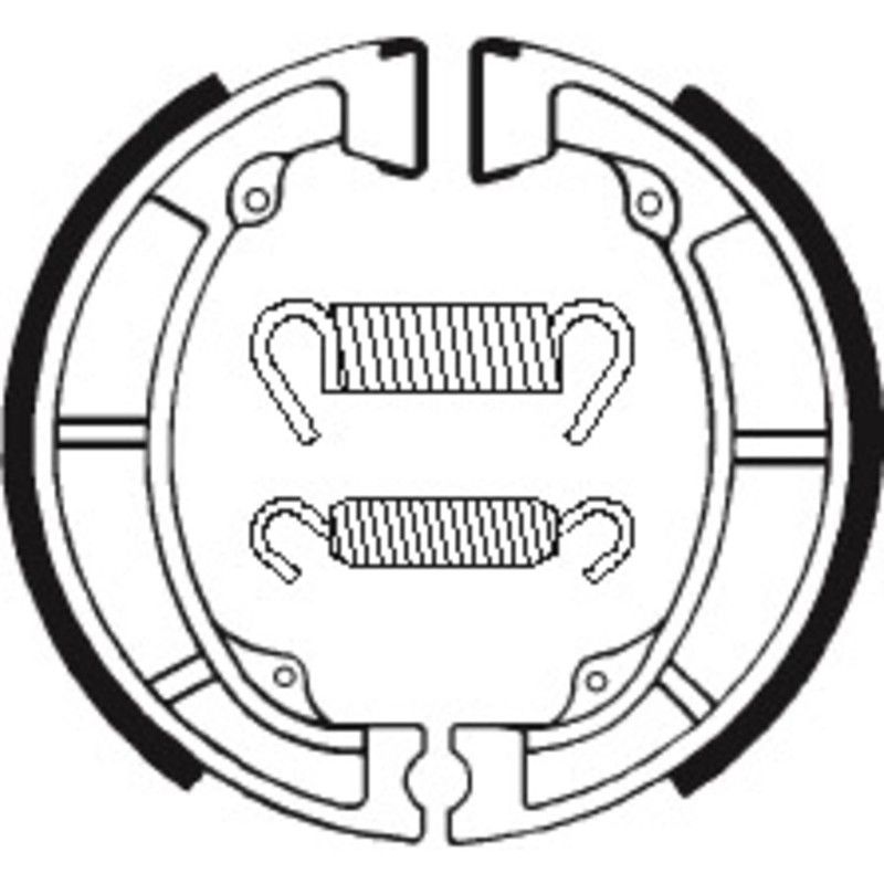 Zapatas de freno Tecnium BA039 - motoscamaralweb.com