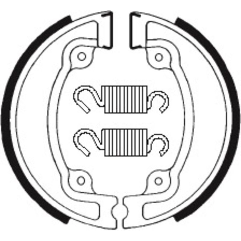 Zapatas de freno Tecnium BA041 - motoscamaralweb.com