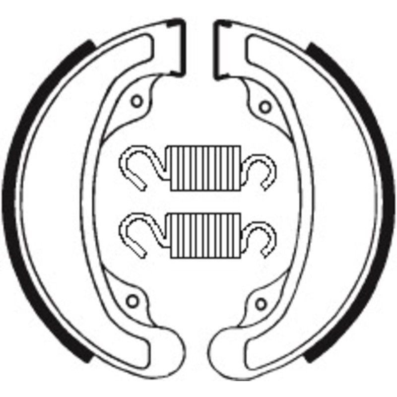 Zapatas de freno Tecnium BA058 - motoscamaralweb.com