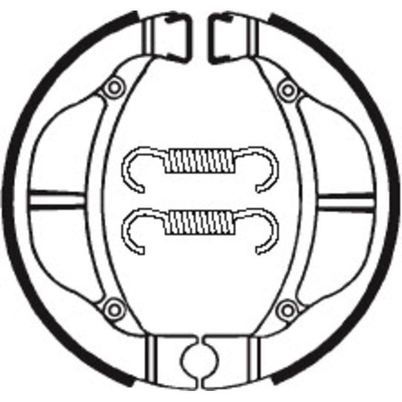 Zapatas de freno Tecnium BA093 - motoscamaralweb.com