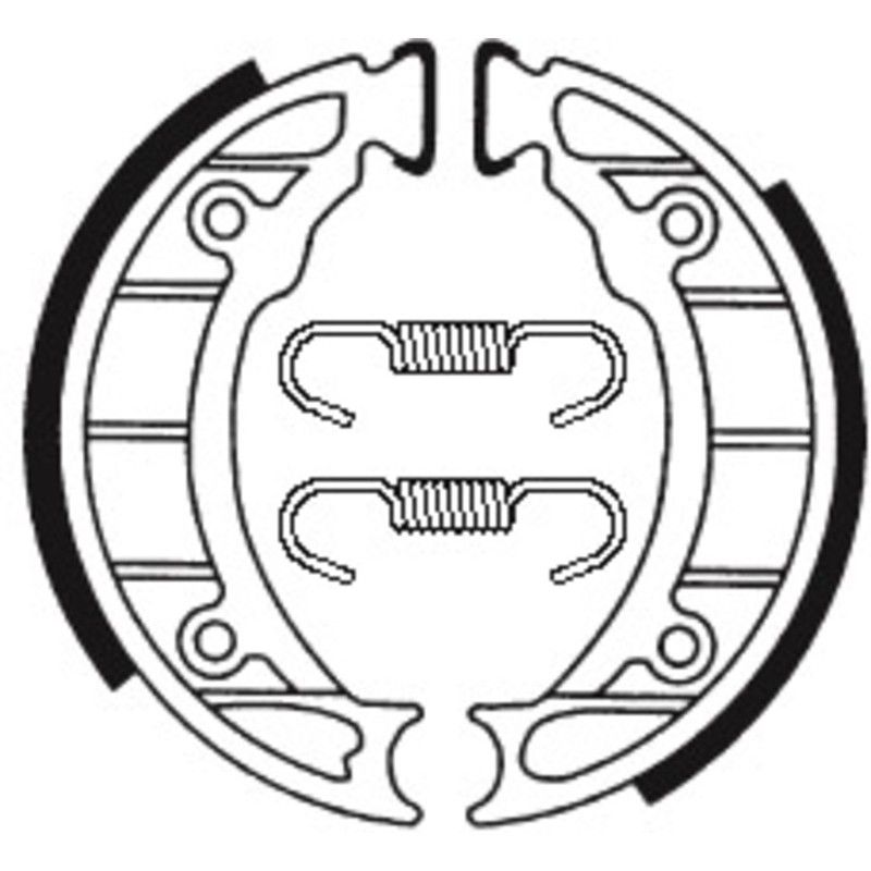 Zapatas de freno Tecnium BA196 - motoscamaralweb.com