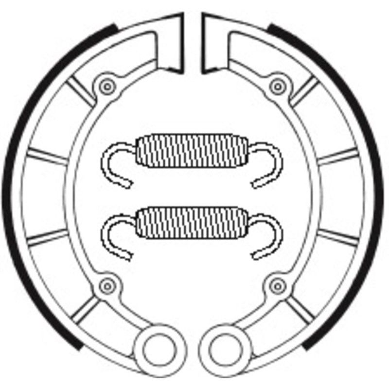 Zapatas de freno Tecnium BA197 - motoscamaralweb.com