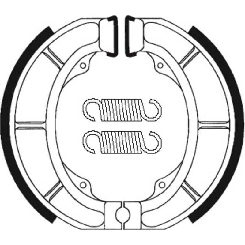 Zapatas de freno Tecnium BA201 - motoscamaralweb.com