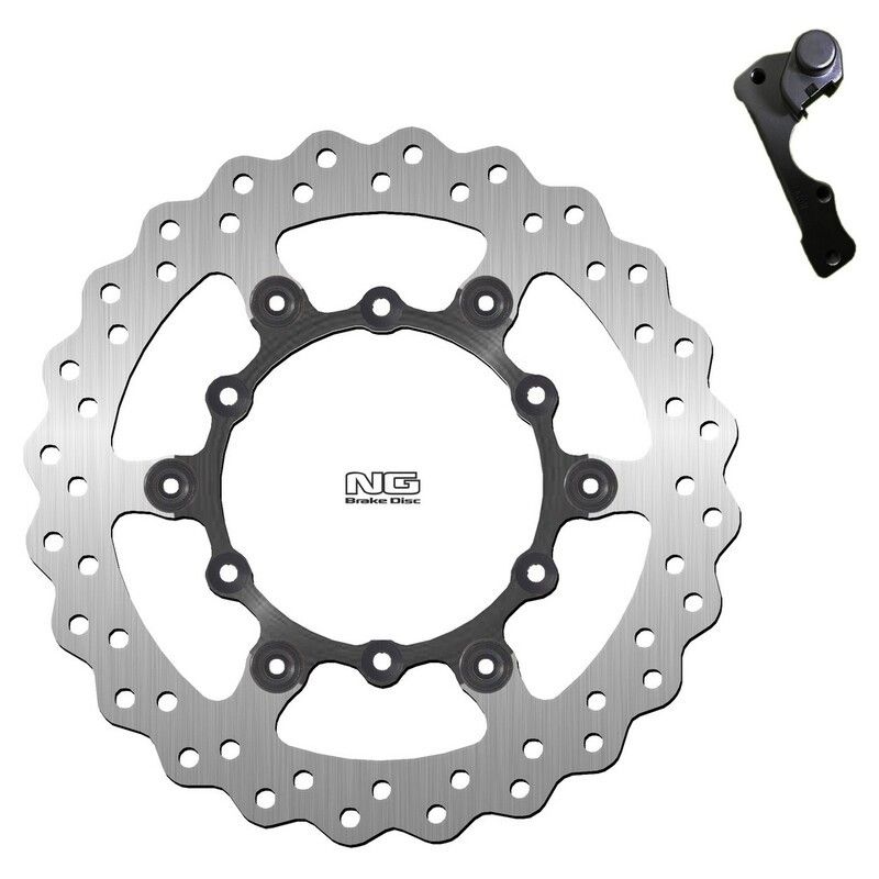 Kit disco de freno sobredimensionado NG BRAKES ondulado flotante - motoscamaralweb.com
