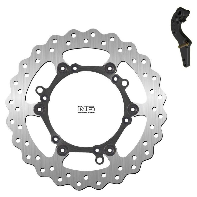Kit disco de freno sobredimensionado NG BRAKES ondulado flotante - motoscamaralweb.com