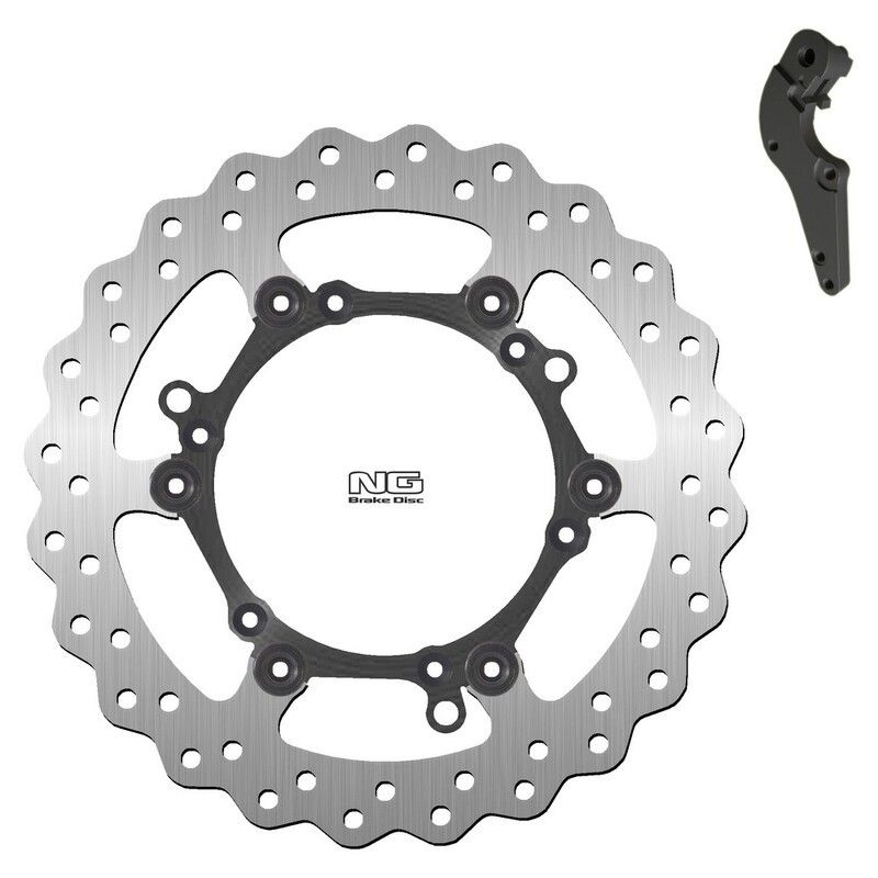 Kit disco de freno sobredimensionado NG BRAKES ondulado flotante - motoscamaralweb.com