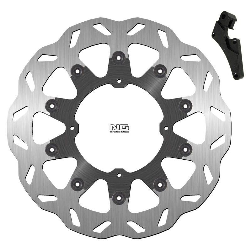 Kit disco de freno sobredimensionado NG BRAKES ondulado flotante - motoscamaralweb.com