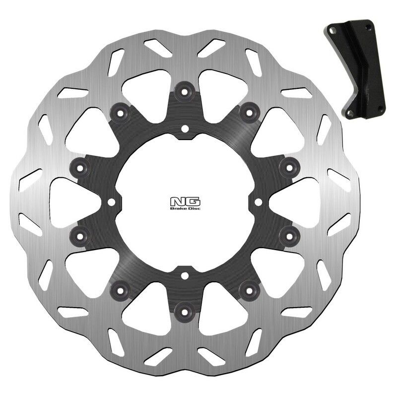 Kit disco de freno sobredimensionado NG BRAKES ondulado flotante - motoscamaralweb.com