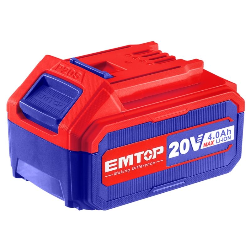 BATERIA 20V 4.0Ah P20S EMTOP - motoscamaralweb.com