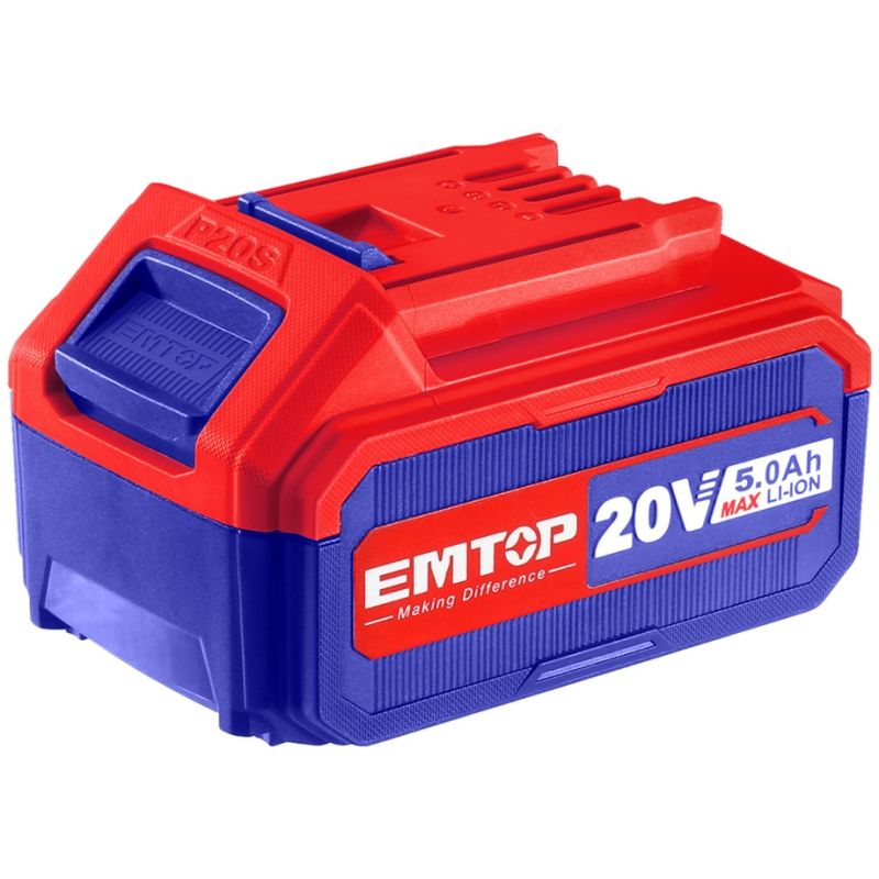 BATERIA 20V 5.0Ah P20S EMTOP - motoscamaralweb.com