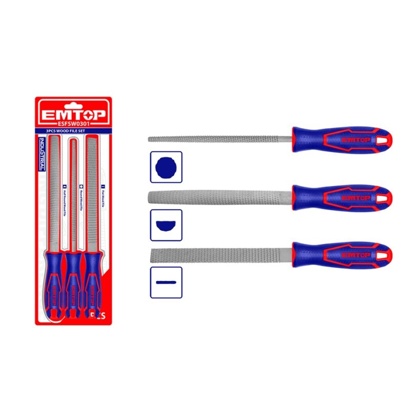 BLISTER 3 LIMAS MADERA - ESCOFINAS 200mm EMTOP - motoscamaralweb.com