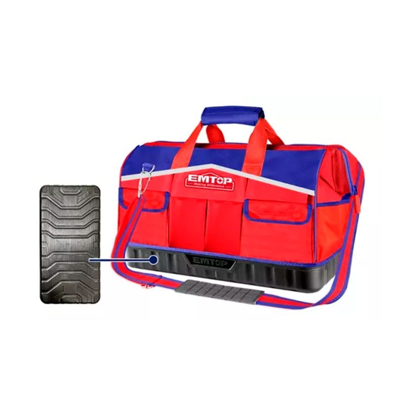 BOLSA HERRAMIENTAS 16 - 20KG EMTOP (41x23.5x26 CM) - motoscamaralweb.com