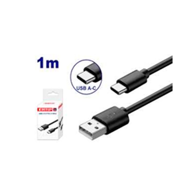 CABLE CARGA USB TIPO-C 1M (PARA MODELO ECDL12620) EMTOP - motoscamaralweb.com